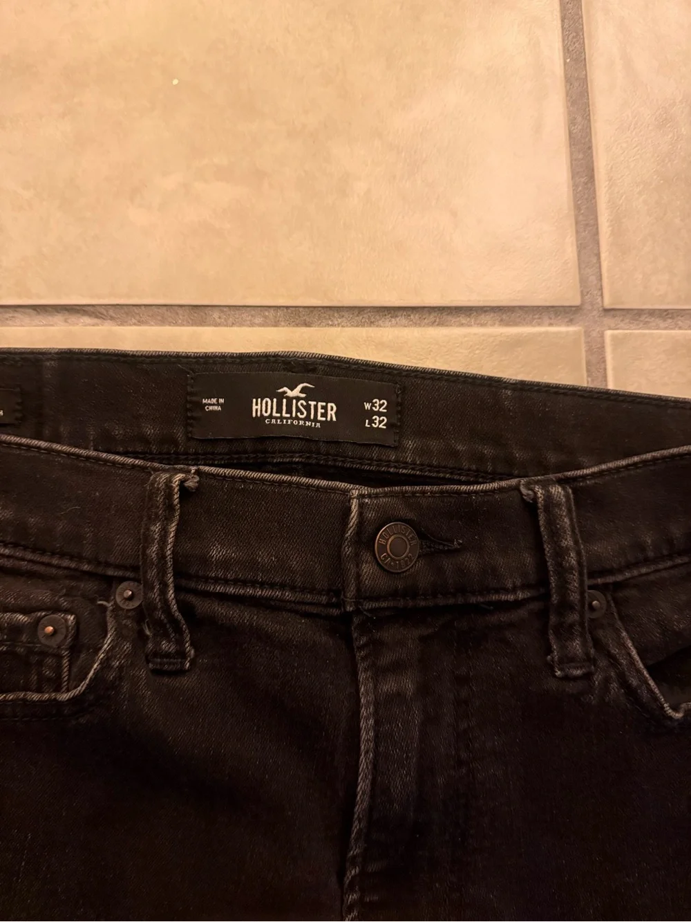 Hollister Men's Black Slim Jeans